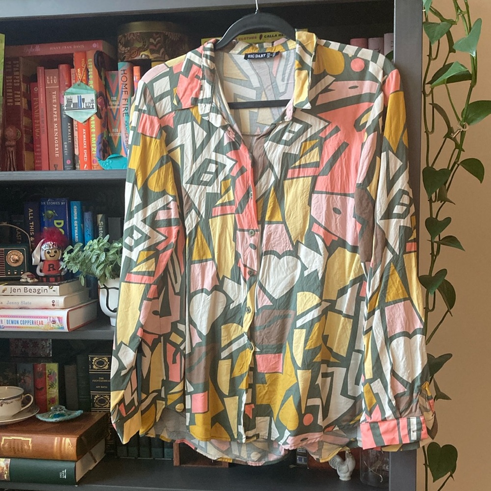Colorful Geometric Women's Top
